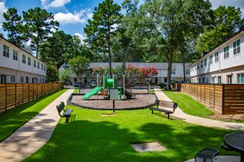 Lush green outdoor spaces